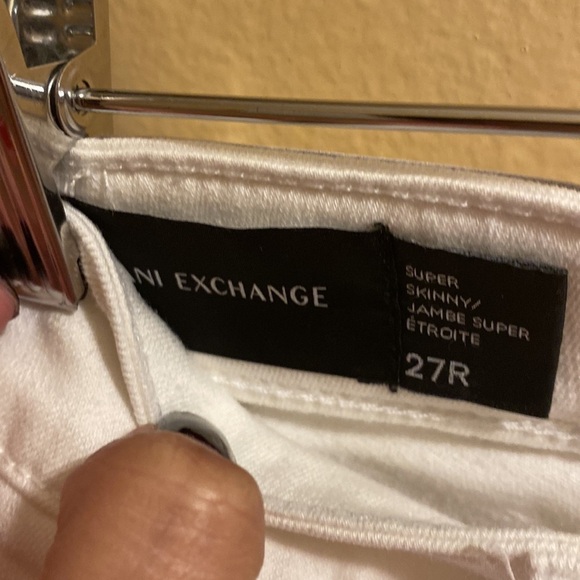 Armani exchange white skinny jeans - Picture 2 of 4